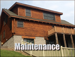  Ellenboro, North Carolina Log Home Maintenance